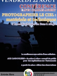 Conférence : photographier le ciel