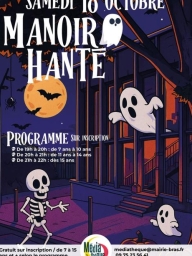 Animations, contes : Manoir Hanté (de 7 à 15 ans et +)