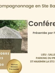 Conférence : Le Compagnonnage en Sainte Baume | Journées Nationales de l'Architecture