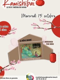 Atelier : Kamishibaï, petit théâtre de papier