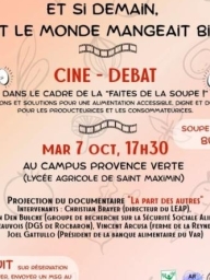 Ciné- débat : Et si demain tout le monde mangeait bien | Faites de la soupe