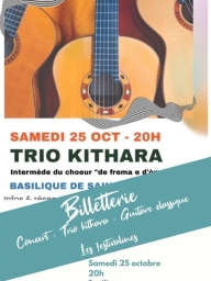 Concert : Trio Kithara - guitare classique | Les Festivalines