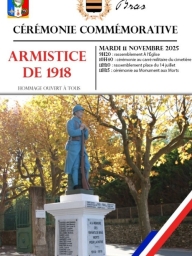 Cérémonie commémorative de l'Armistice