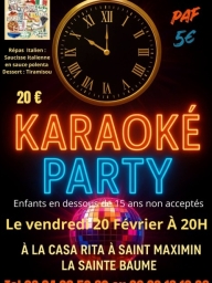 Karaoké party (enfants à partir de 15 ans)
