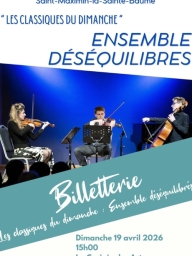 Concert : Ensemble déséquilibrés - Musique contemporaine | Croisée des arts