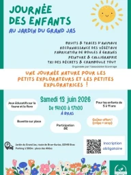 Journée des enfants au Jardin du Grand Jas