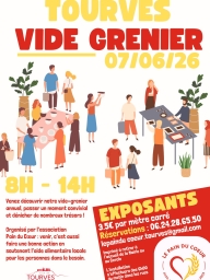 Vide grenier le Pain du Cœur - Appel aux exposants 📣