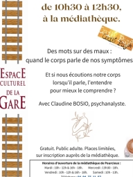 Conférence : Des mots sur des maux (public adulte)
