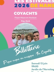 Pique-nique musical  : Coyachts - musique pop, rock | Les Estivales