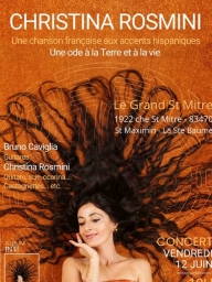 Concert: Christina Rosmini - Chansons françaises aux accents hispaniques
