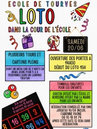 Loto de l'école de Tourves
