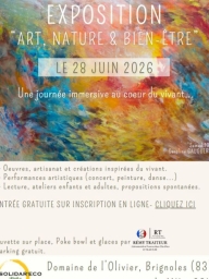 Exposition : Art, nature et bien être