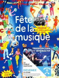 Spectacle musical interactif : trio pop corn | Fête de la musique