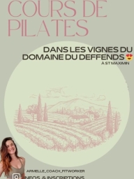 Pilates dans les vignes