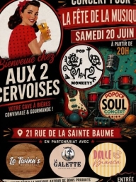 Concert : Pop Monkey's - Pop Rock Blues | Fête de la musique