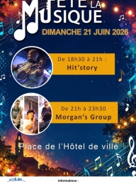 Concerts : Morgan's group and Hit'story | Fête de la musique