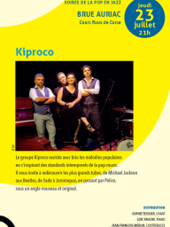 Concert pop jazz "Kiproco" à Brue-Auriac