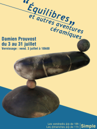Vernissage "Équilibre" – exposition céramique à Barjols