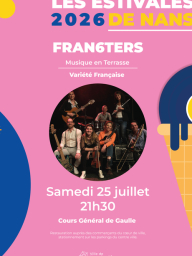 Fran6ters en concert – variété française à Nans-les-Pins