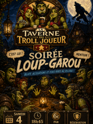 Soirée Loup Garou à Brignoles – Bluff et fous rires garantis