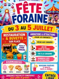 Fête Foraine – Ollières – Manèges & animations familiales