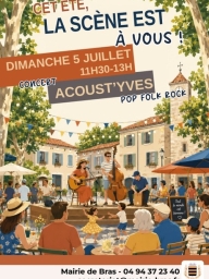 Acoust'Yves – Live pop-folk-country acoustique à Bras