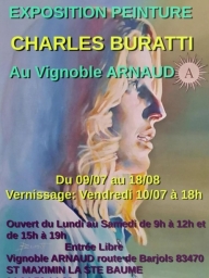 Exposition Charles Buratti – Peintures – Saint-Maximin