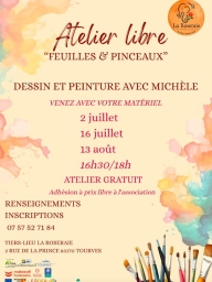 Ateliers libres "Feuilles & Pinceaux" 🖌️