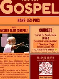 Concert – "Récital Gospel" blues-jazz à Nans-les-Pins