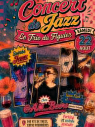 "Le Trio du Figuier" – Jazz, tattoo flash à Pourrières