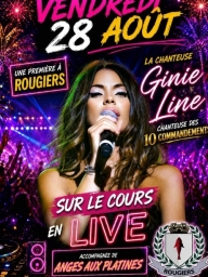 Concert exclusif de Ginie Line à Rougiers – Fête votive