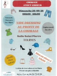 Vide dressing solidaire – Chorale Atout-Choeur à Tourves