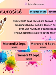 Atelier parent/enfant : Peinturosité  (enfants 18 mois à 6 ans)