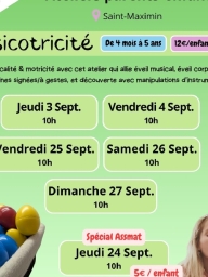 Musicotricité parent/enfant – Saint-Maximin-la-Sainte-Baume
