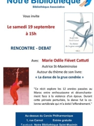 Rencontre – "La danse de la grue cendrée" – Saint-Maximin