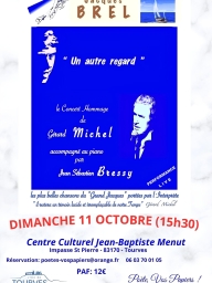 Concert hommage à Jacques Brel – Tourves en poésie