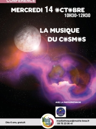 Conférence "La musique du Cosmos" à Bras
