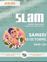 Atelier d'initiation au slam à Bras