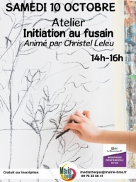 Atelier fusain "Un arbre dans le ciel" à Bras
