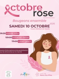 Journée solidaire Octobre Rose à Nans-les-Pins