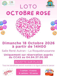 Loto Octobre rose à La Roquebrussanne