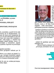 Rencontre avec Gérard Tautil sur la toponymie