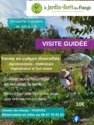 Visite guidée : Le jardin-forêt des étangs à Tourves