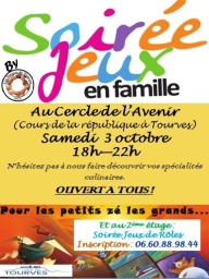 Soirée jeux en famille à Tourves