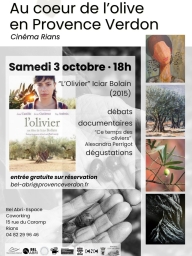 Projection du film "L’Olivier" à Rians