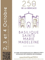 Jubilé des 250 ans de la Basilique à Saint-Maximin