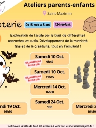 Atelier poterie enfants à Saint-Maximin-la-Sainte-Baume