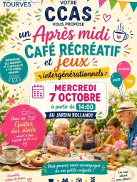 Café récréatif et jeux intergénérationnels