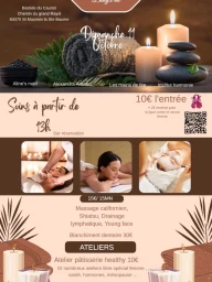 Événement bien-être danse, massages, Atelier pâtisserie healthy, blanchiment dentaire