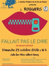 Spectacle comique "Fallait pas le dire"